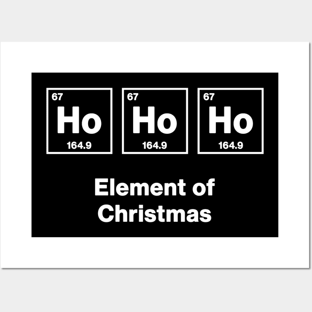 Element of Christmas Wall Art by LanfaTees